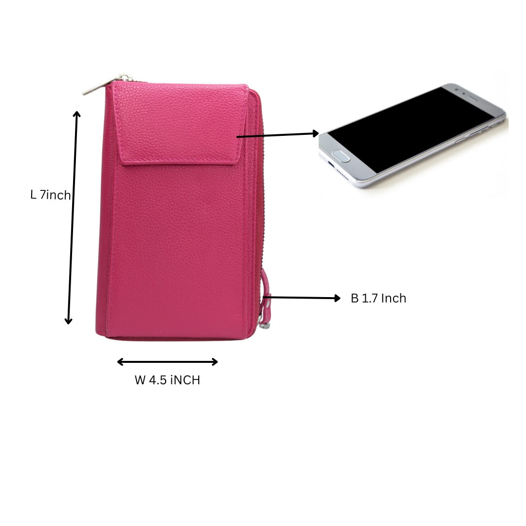 Ladies Phone wallet (Pink)