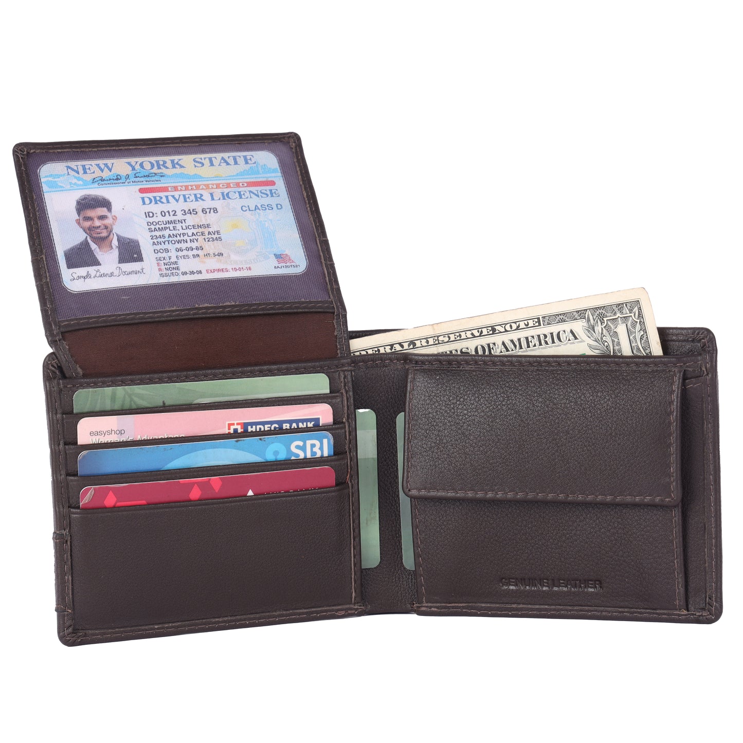 The Best gifts set for Men (Douce Premium Genuine Leather Belt & Wallet Combo) Black & Brown