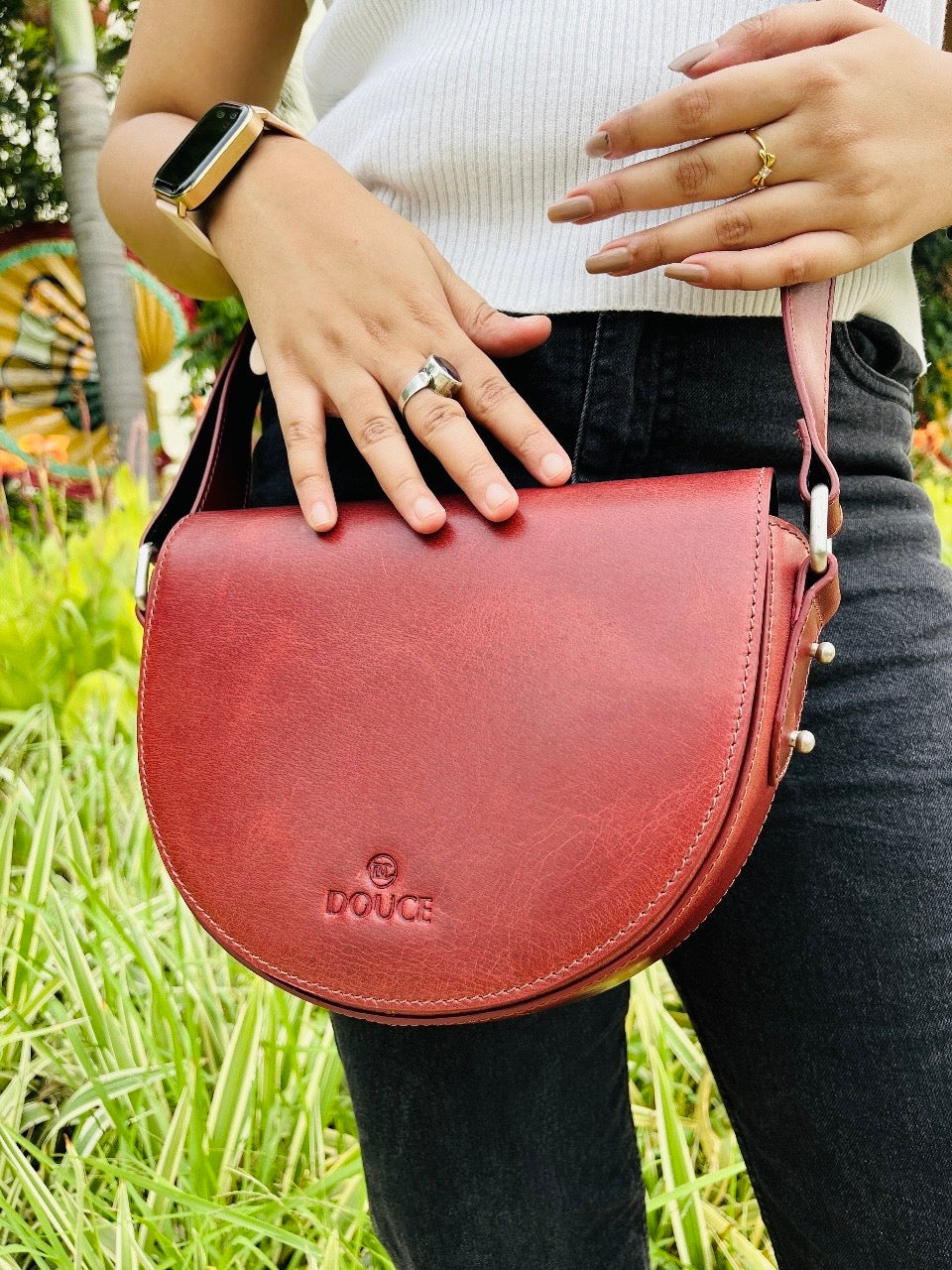 Half moon Ladies sling bag