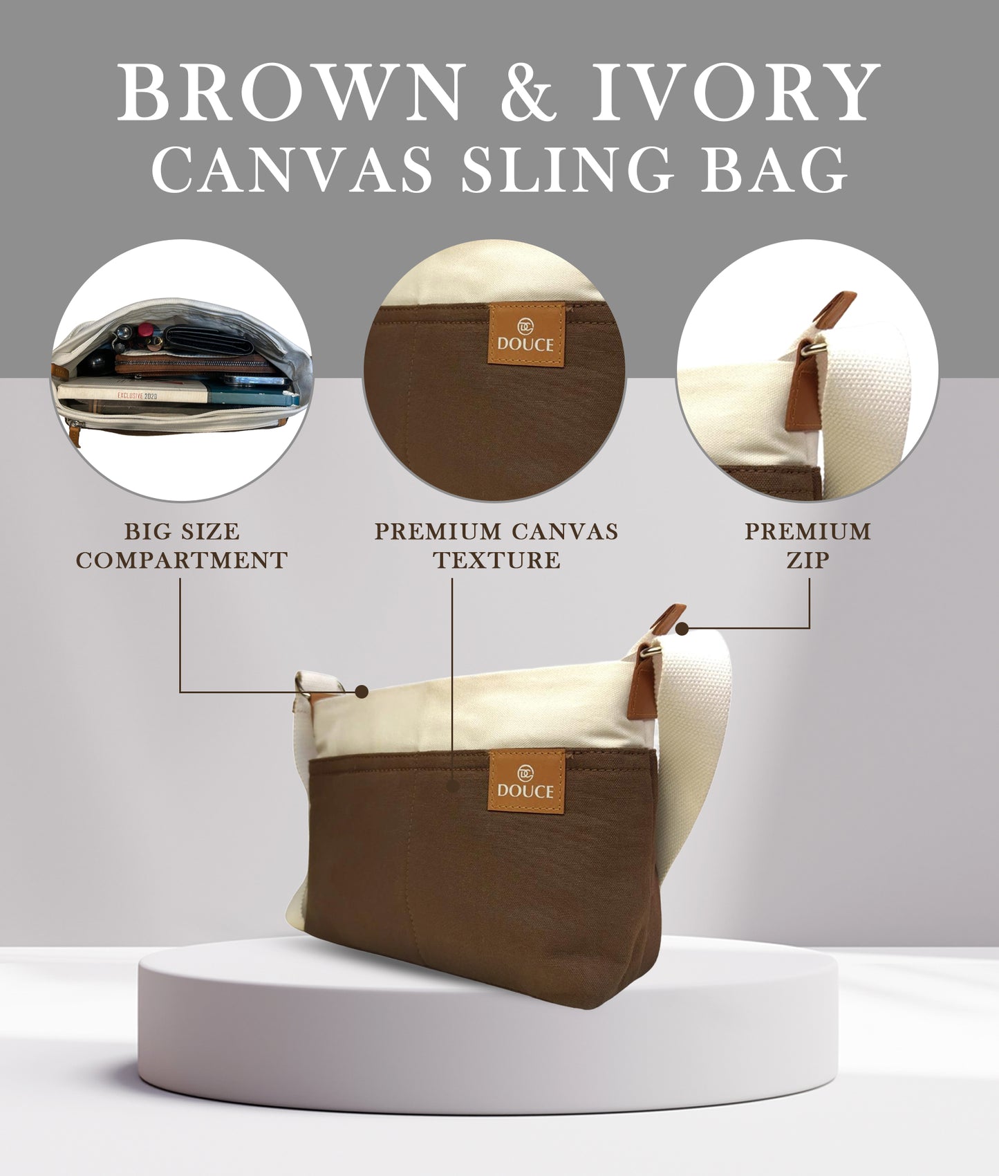 Canvas Ladies Sling bag