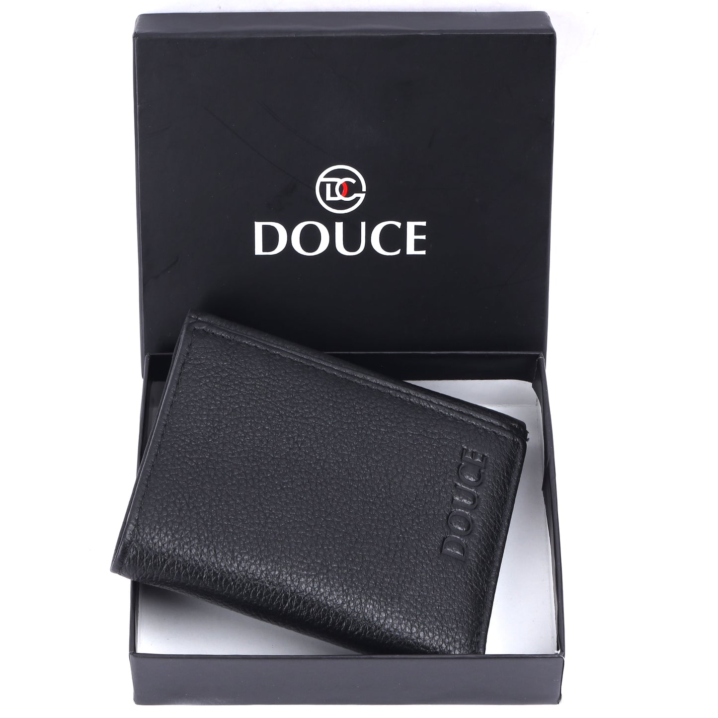 DOUCE MEN TRI-FOLD WALLET (BLACK)