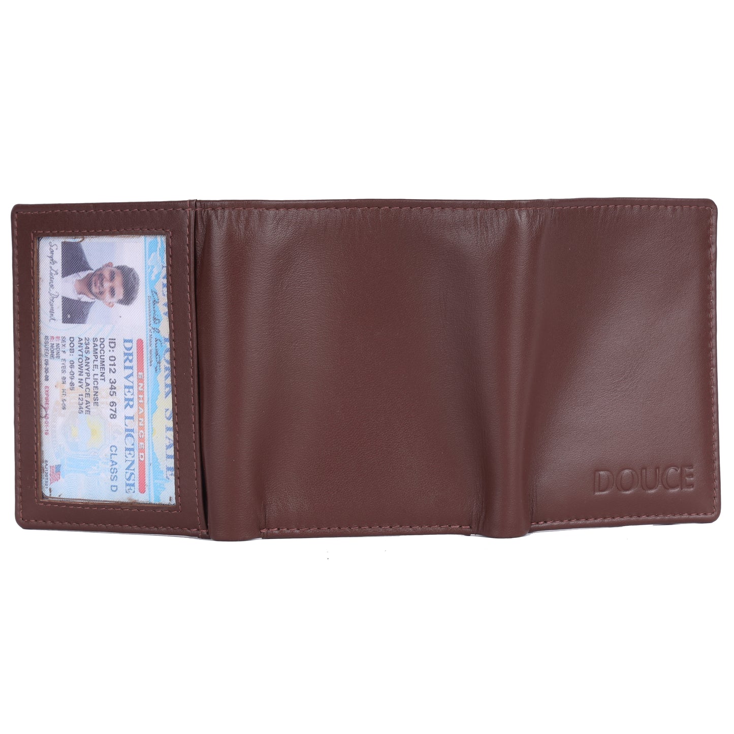 DOUCE MEN TRI-FOLD WALLET (BROWN)