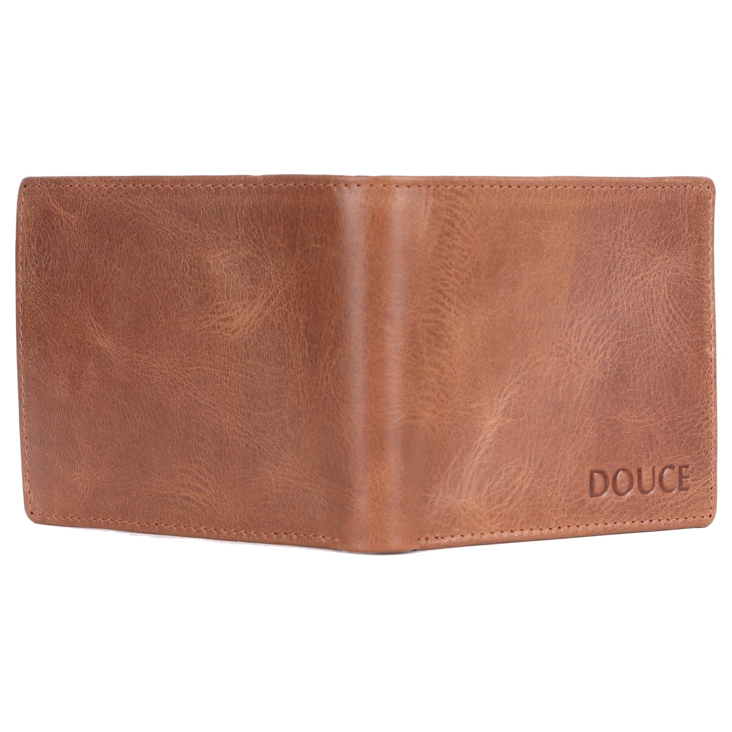 PREMIUM GENUINE LEATHER WALLET COMBO FOR MEN - TAN (CRUNCH)