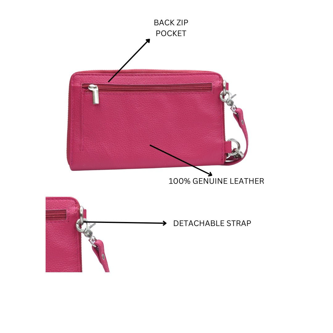 Ladies Phone wallet (Pink)