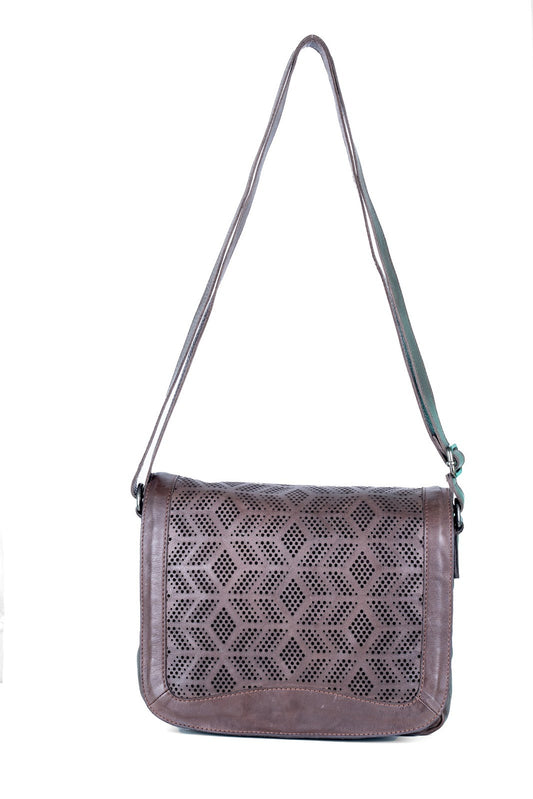 Antique Wash laser design Ladies sling bag